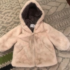 Zara Toddler Faux Fur Coat